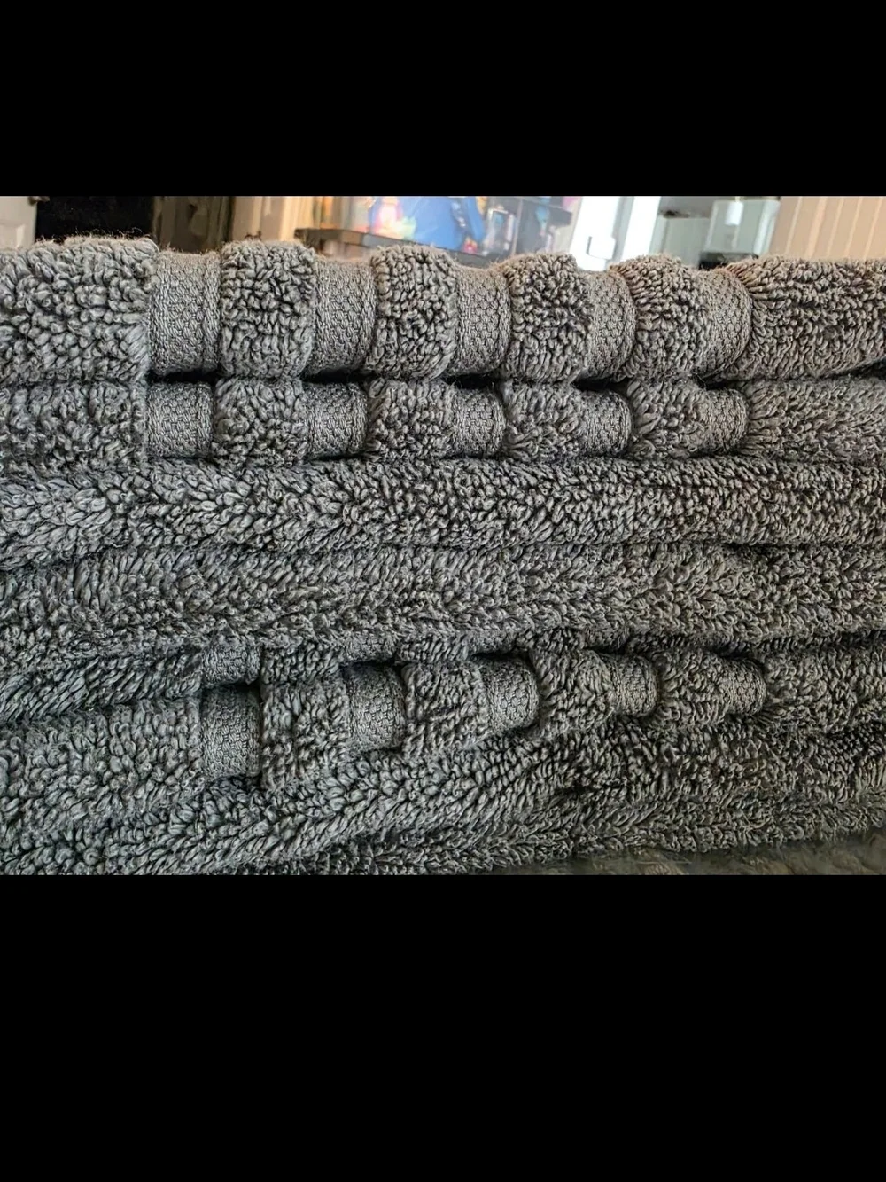 2. Hotel Collection Micro Cotton Bath Towel - Charcoal